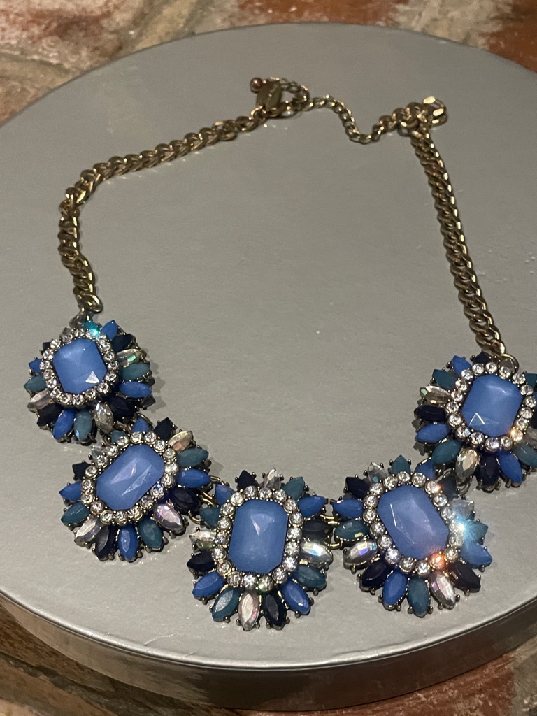 Cara Blue Statement Necklace
